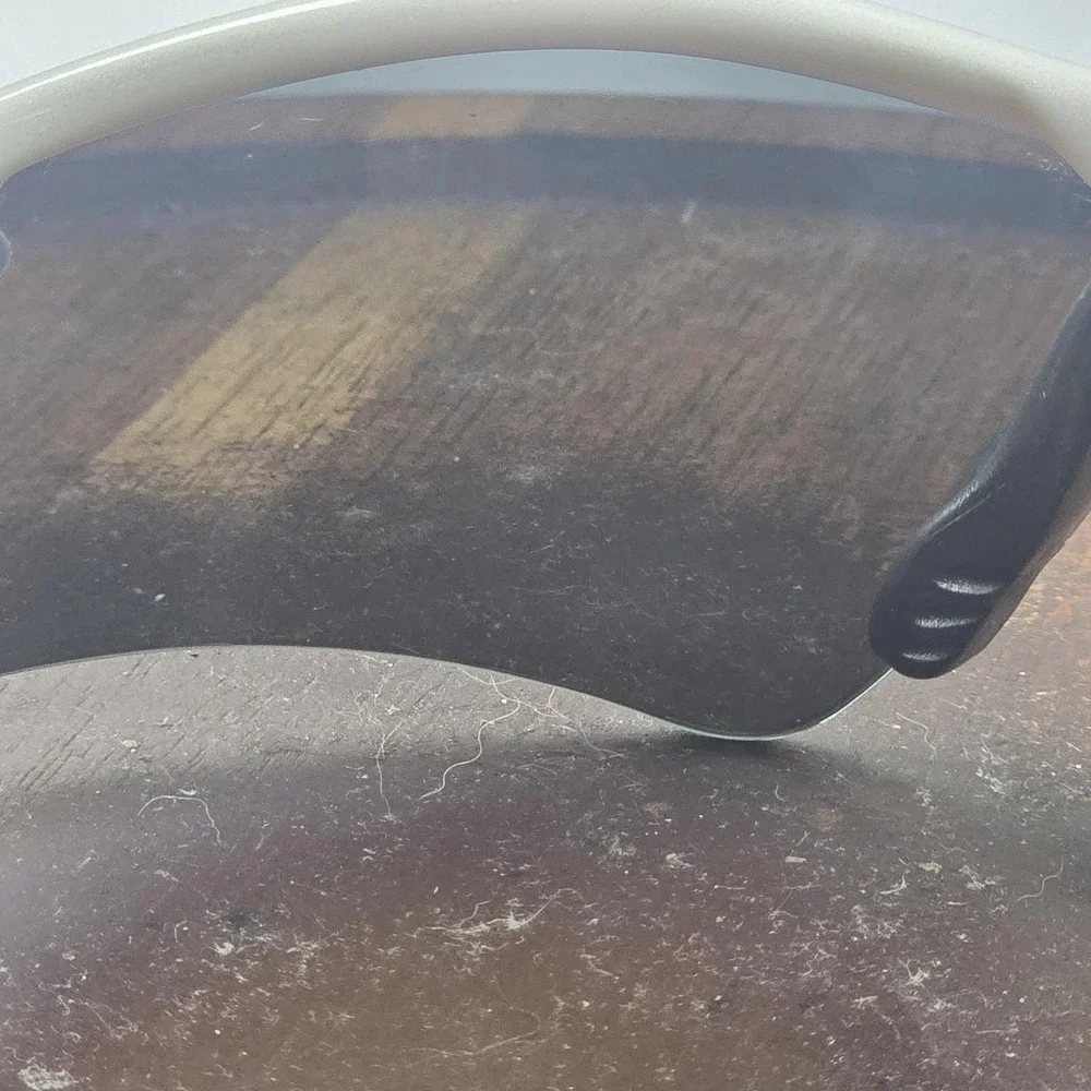 Oakley Radar Sunglasses Mens One Size White Gray Polarized Shield USA Sport